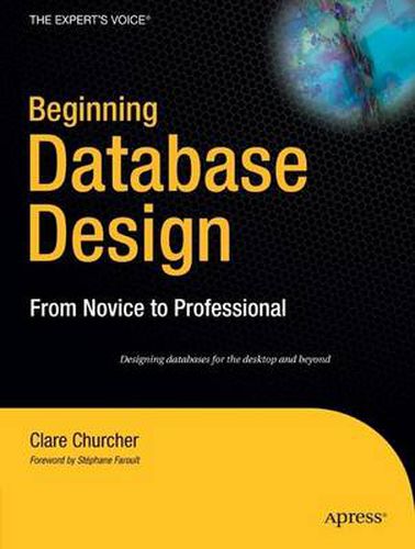 Cover image for Beginning Database Design: From Novice to Professional