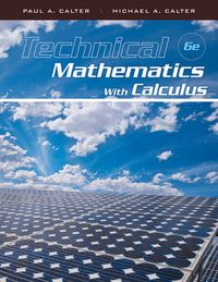 Cover image for Technical Mathematics with Calculus