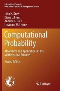 Cover image for Computational Probability: Algorithms and Applications in the Mathematical Sciences
