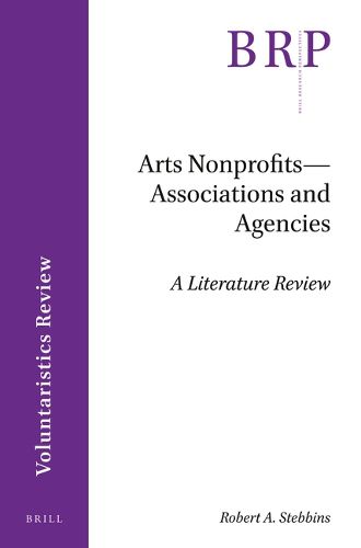 Cover image for Arts Nonprofits--Associations and Agencies: A Literature Review