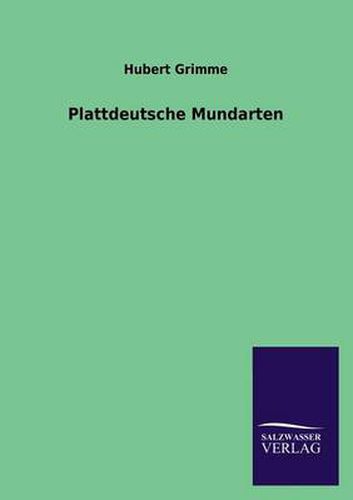 Cover image for Plattdeutsche Mundarten