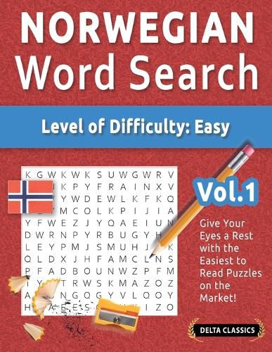 Cover image for Norwegian Word Search - Level of Difficulty