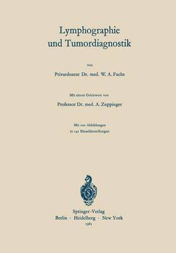 Cover image for Lymphographie Und Tumordiagnostik