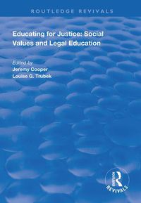 Cover image for Educating for Justice