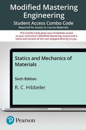 Cover image for Statics and Mechanics of Materials -- Modified Mastering Engineering with Pearson eText + Print Combo Access Code