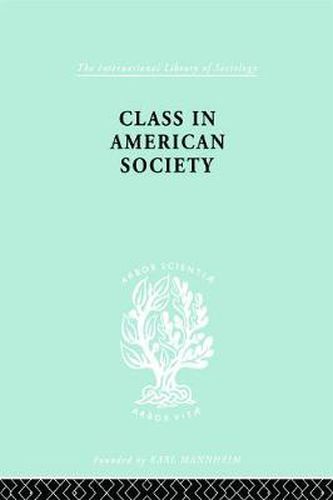 Cover image for Class American Socty   Ils 103