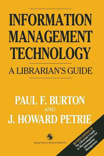 Cover image for Information Management Technology: A librarian's guide