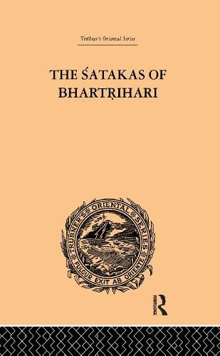 Cover image for The Satakas of Bhartrihari