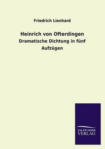 Cover image for Heinrich Von Ofterdingen