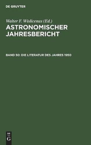 Cover image for Die Literatur Des Jahres 1950