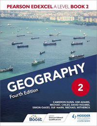 Cover image for Pearson Edexcel A Level Geography Book 2 Fourth Edition