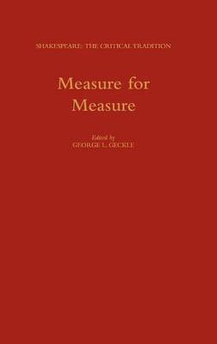 Cover image for Measure for Measure