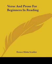 Cover image for Verse And Prose For Beginners In Reading