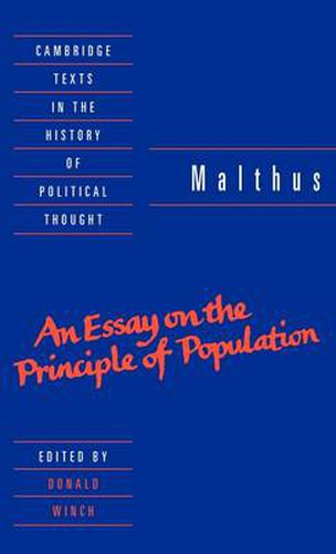 Cover image for Malthus: 'An Essay on the Principle of Population