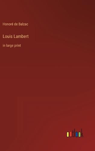 Cover image for Louis Lambert