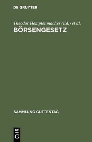 Boersengesetz