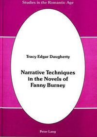 Cover image for Narrative Techniques in the Novels of Fanny Burney