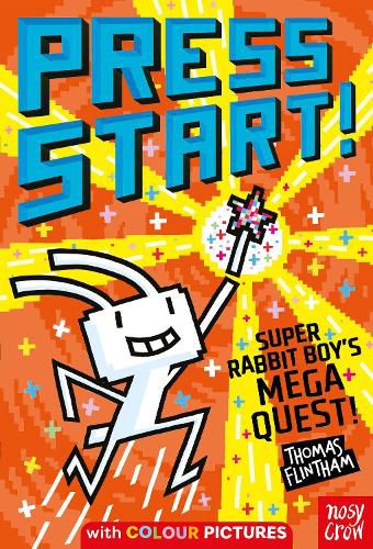 Cover image for Press Start! Super Rabbit Boy's Mega Quest!