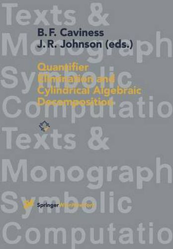 Cover image for Quantifier Elimination and Cylindrical Algebraic Decomposition