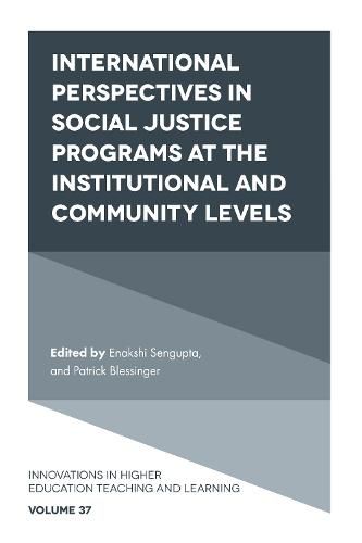Cover image for International perspectives in social justice programs at the institutional and community levels