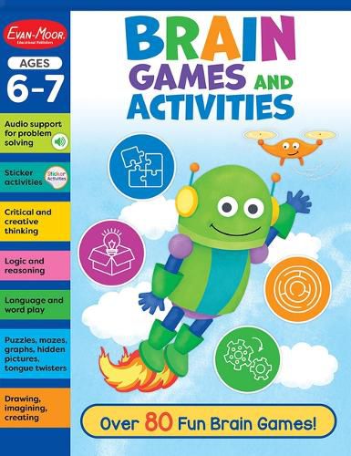 Brain Games and Activities, Ages 6 - 7 Workbook