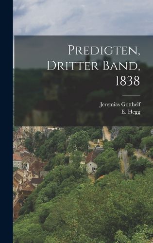 Cover image for Predigten, Dritter Band, 1838