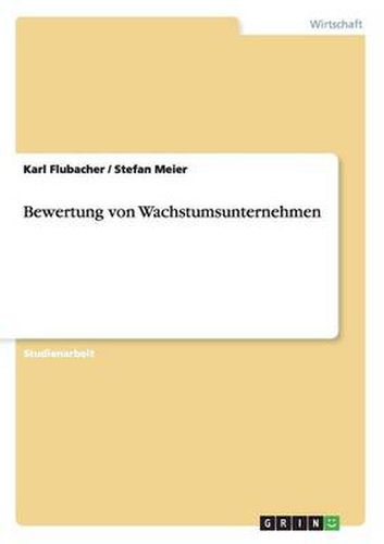 Cover image for Bewertung von Wachstumsunternehmen