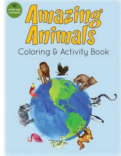 Cover image for Amazing Animals Coloring and Activity Book