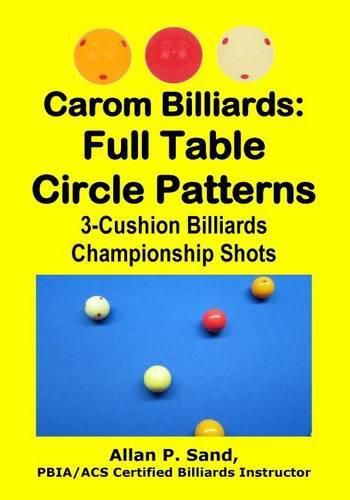 Carom Billiards: Full Table Circle Patterns: 3-Cushion Billiards Championship Shots