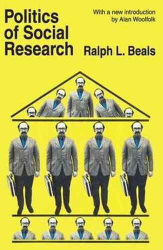 Cover image for Politics of Social Research