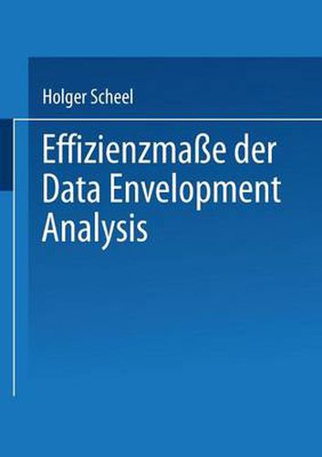 Cover image for Effizienzmasse Der Data Envelopment Analysis