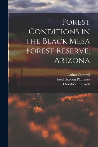 Forest Conditions in the Black Mesa Forest Reserve, Arizona