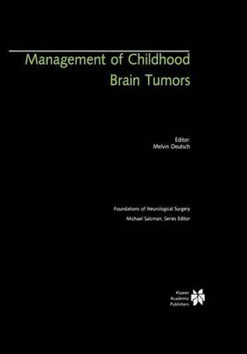 Cover image for Management of Childhood Brain Tumors