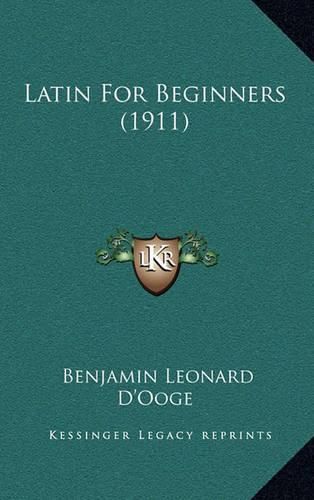 Latin for Beginners (1911)