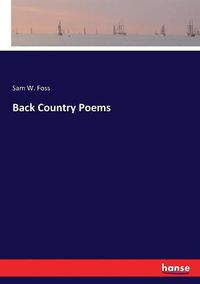 Cover image for Back Country Poems