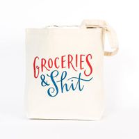 Cover image for Em & Friends Groceries & Shit Tote Bag