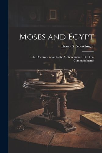 Cover image for Moses and Egypt