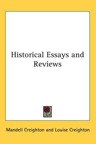 Cover image for Historical Essays and Reviews