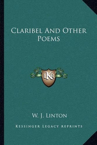 Cover image for Claribel and Other Poems