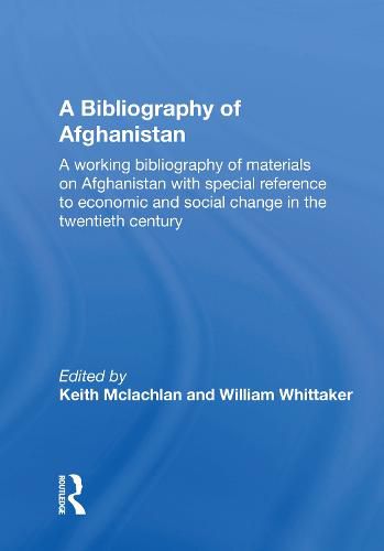 A Bibliography Of Afghanistan