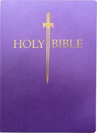 Cover image for KJV Sword Bible, Large Print, Royal Purple Ultrasoft