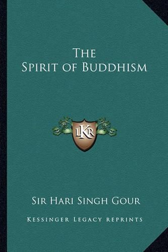 Cover image for The Spirit of Buddhism