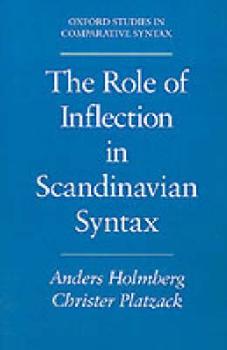 Cover image for The Role of Inflection in Scandinavian Syntax