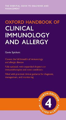 Cover image for Oxford Handbook of Clinical Immunology and Allergy