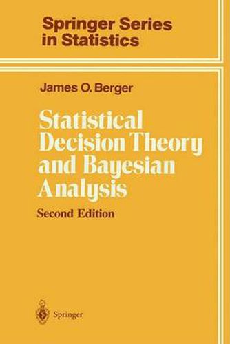 Cover image for Statistical Decision Theory and Bayesian Analysis