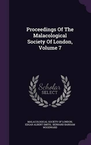 Cover image for Proceedings of the Malacological Society of London, Volume 7