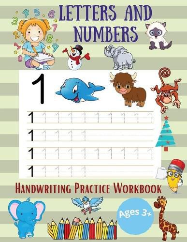 Cover image for Letters and Numbers Handwriting Practice Workbooks