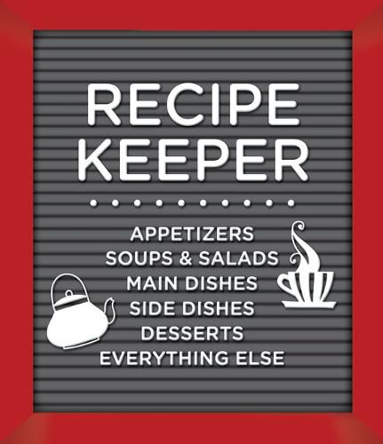 Small Recipe Binder - Recipe Keeper (Letterboard)