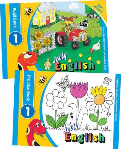 Cover image for Jolly English Level 1 Pupil Set: In Precursive Letters (British English edition)