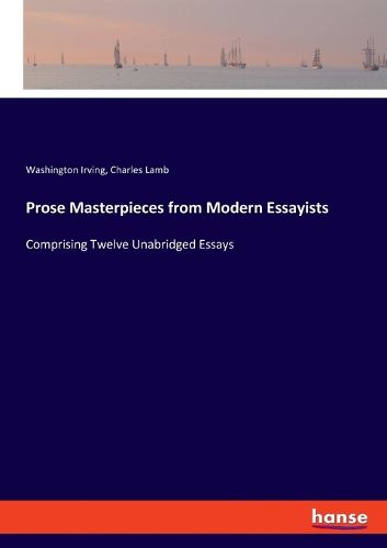 Cover image for Prose Masterpieces from Modern Essayists
